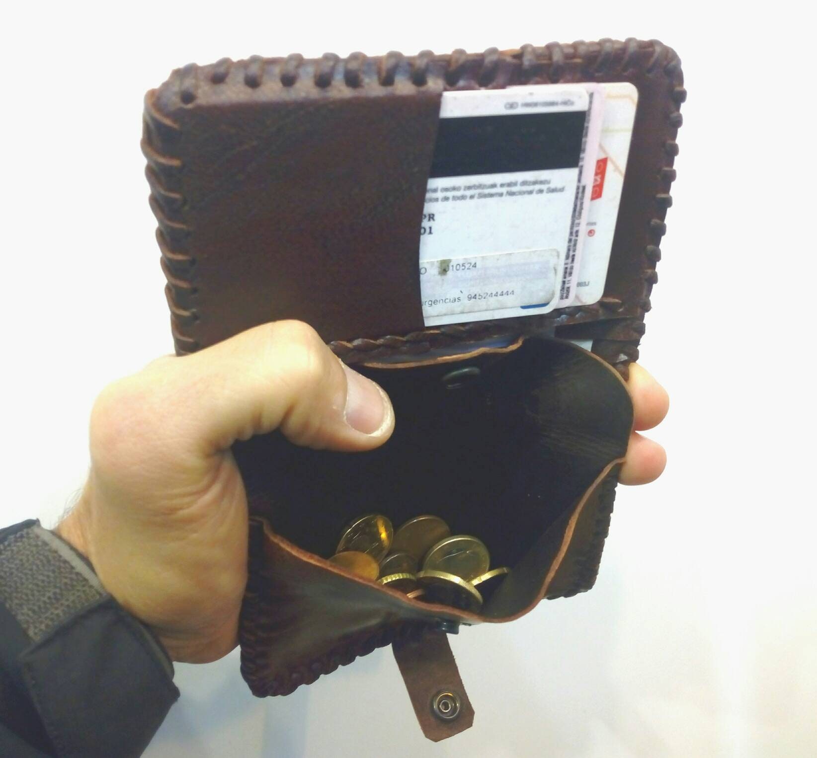 CC 19 Zipped Wallet 19cm Black Calfskin main image 1