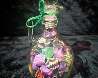 Halloween Themed Lucky Paper Star Jar