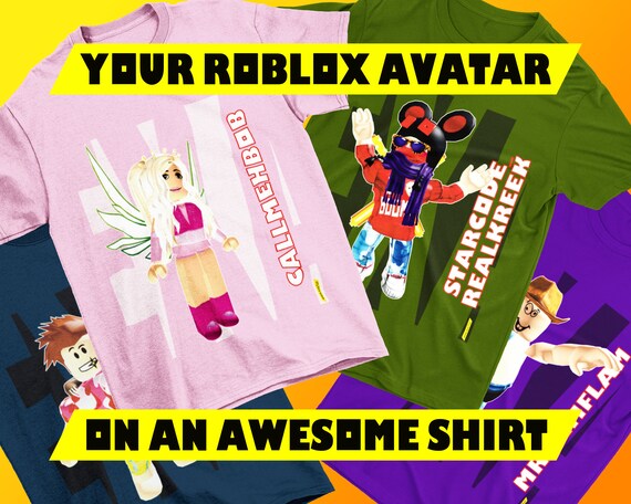 This Is It Your Roblox Character On Your Own One Of A Kind Etsy - realkreek roblox