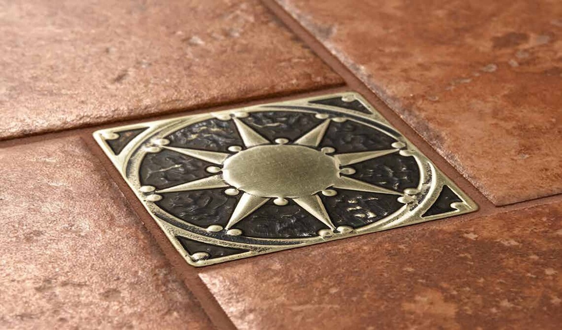 Decorative Metal Wall Tile pack of 6/12/18/24 brass or Etsy