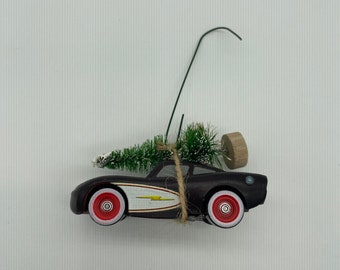 Cars Lightning Mcqueen Water Changing Carrying Christmas Tree Christmas Ornament Hot Wheel 1:55 Scale