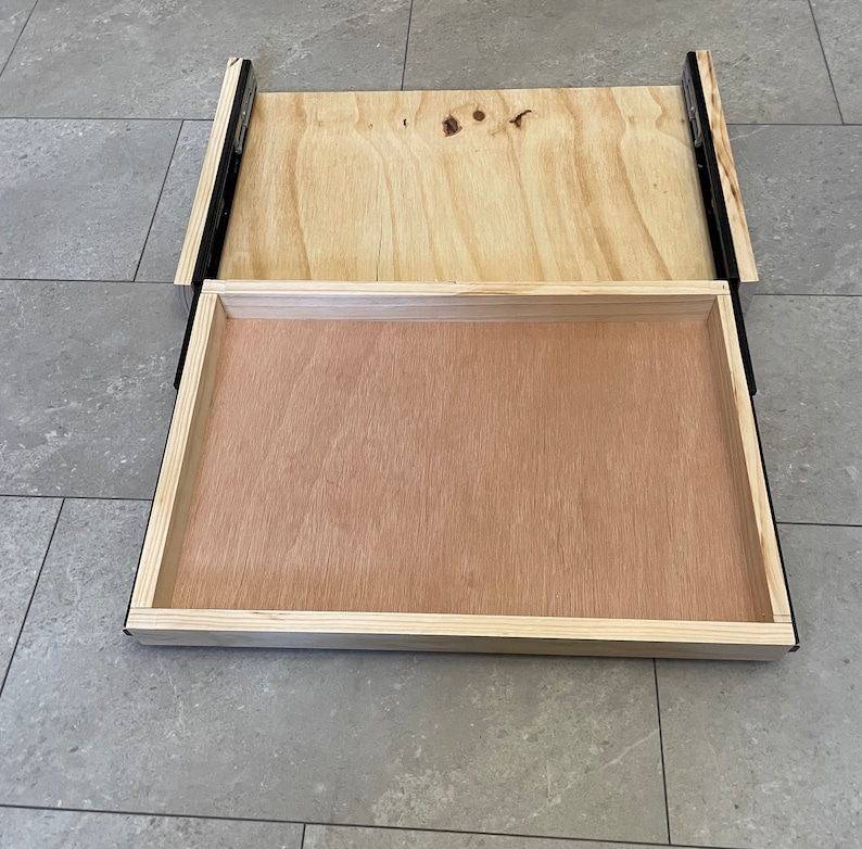 Toe Kick Drawer W/ Pushtoopen Slides Custom Made to Order Etsy UK