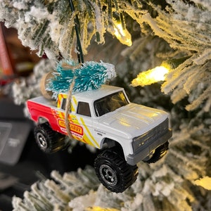 Dodge Rampage Carrying Christmas Tree | Hot Wheel | Christmas Ornament ! Mopar | Hemi | Muscle Car | Gift for Dad