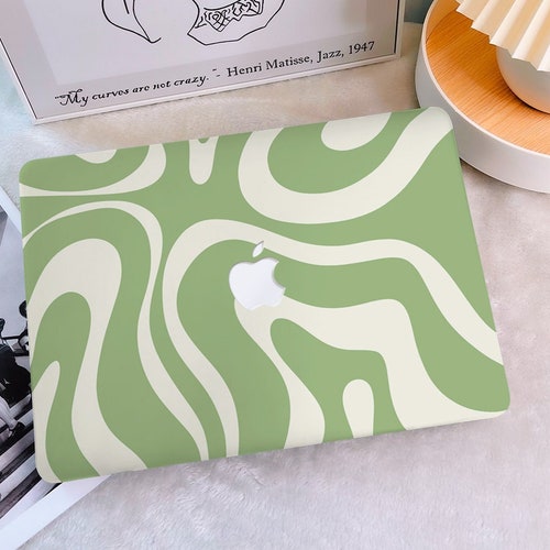 Blue Art Line Macbook Case Protect Cover for Macbook Pro 14 Etsy