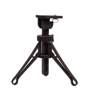 Jollylook Camera Tripod: Vintage Wooden Telescopic Stand
