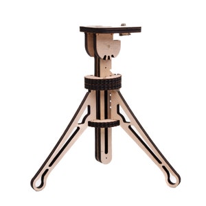Handmade Wooden Miniature Camera Tripod Stand: DIY Jollylook Accessory
