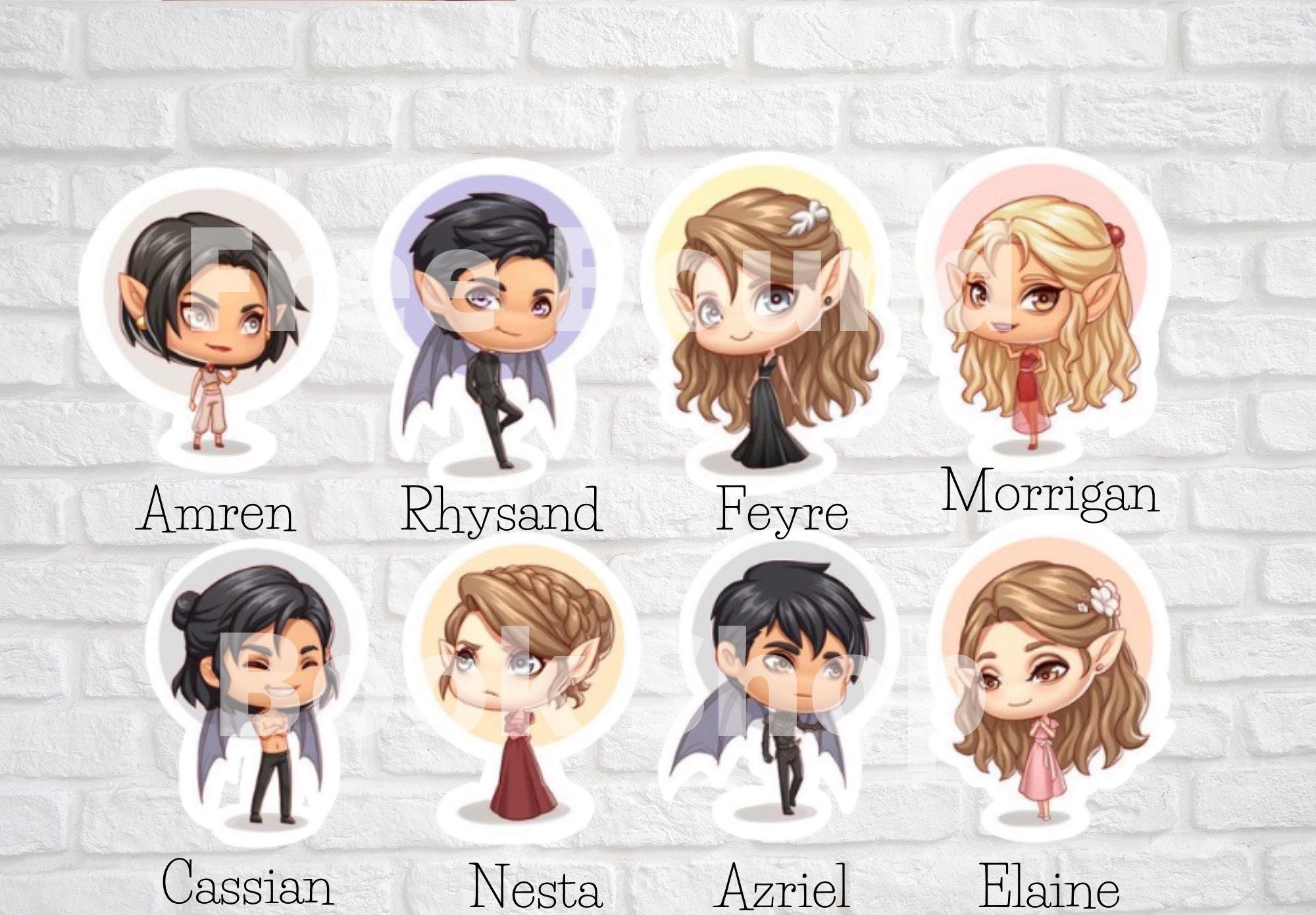 ACOTAR Sticker | Court of Throne Characters | Sarah J Maas Stickers |…
