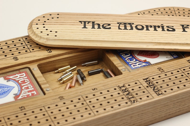 Cribbage Board. Cribbage Wood Plank. Gifts Gifts for Seniors. Etsy