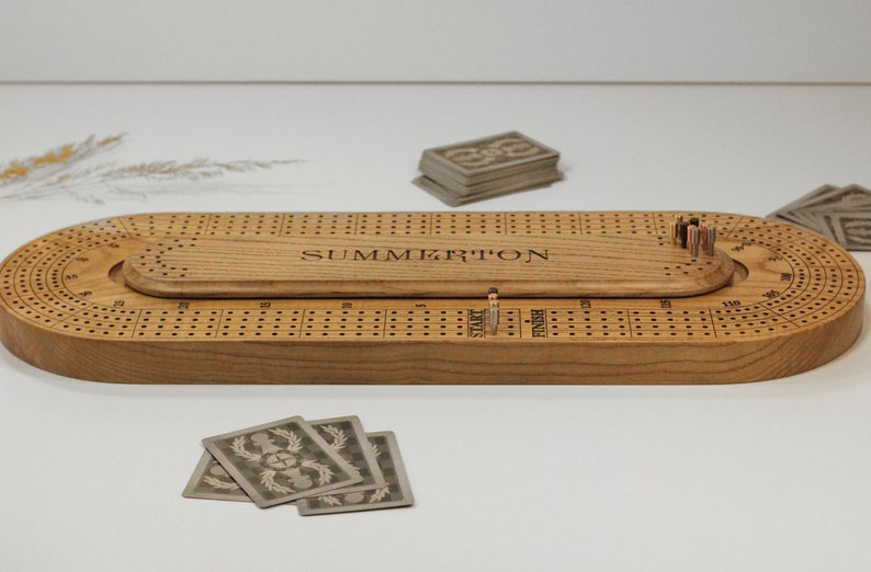 Cribbage board. Cribbage wood plank. Gifts gifts for seniors. Etsy