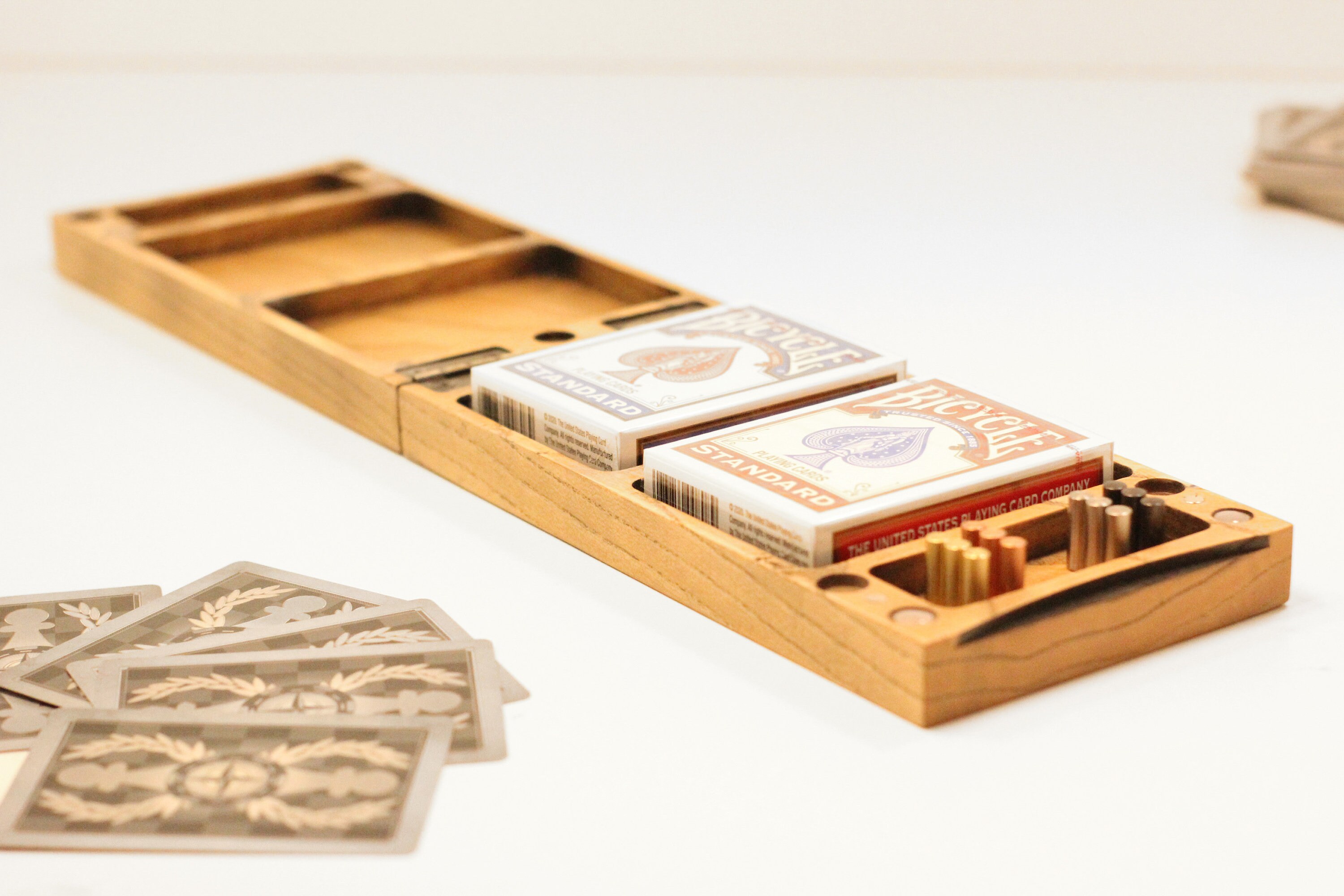 Cribbage Board. 4 Player Cribbage. Strategy Game. Wooden Board Etsy UK