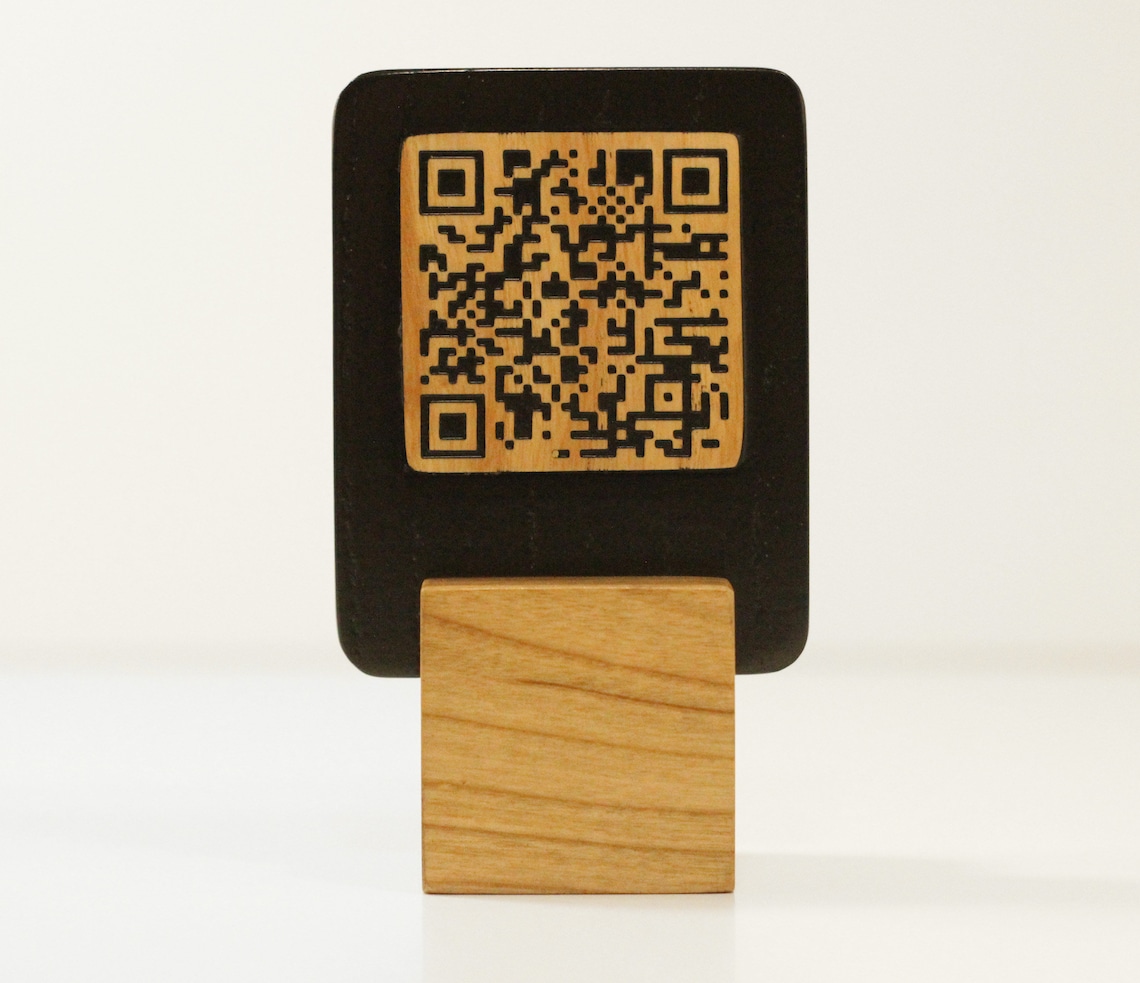 Menu Holder Qrcode Etsy