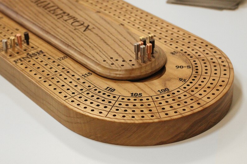 Cribbage board. Cribbage wood plank. Gifts gifts for seniors. Etsy