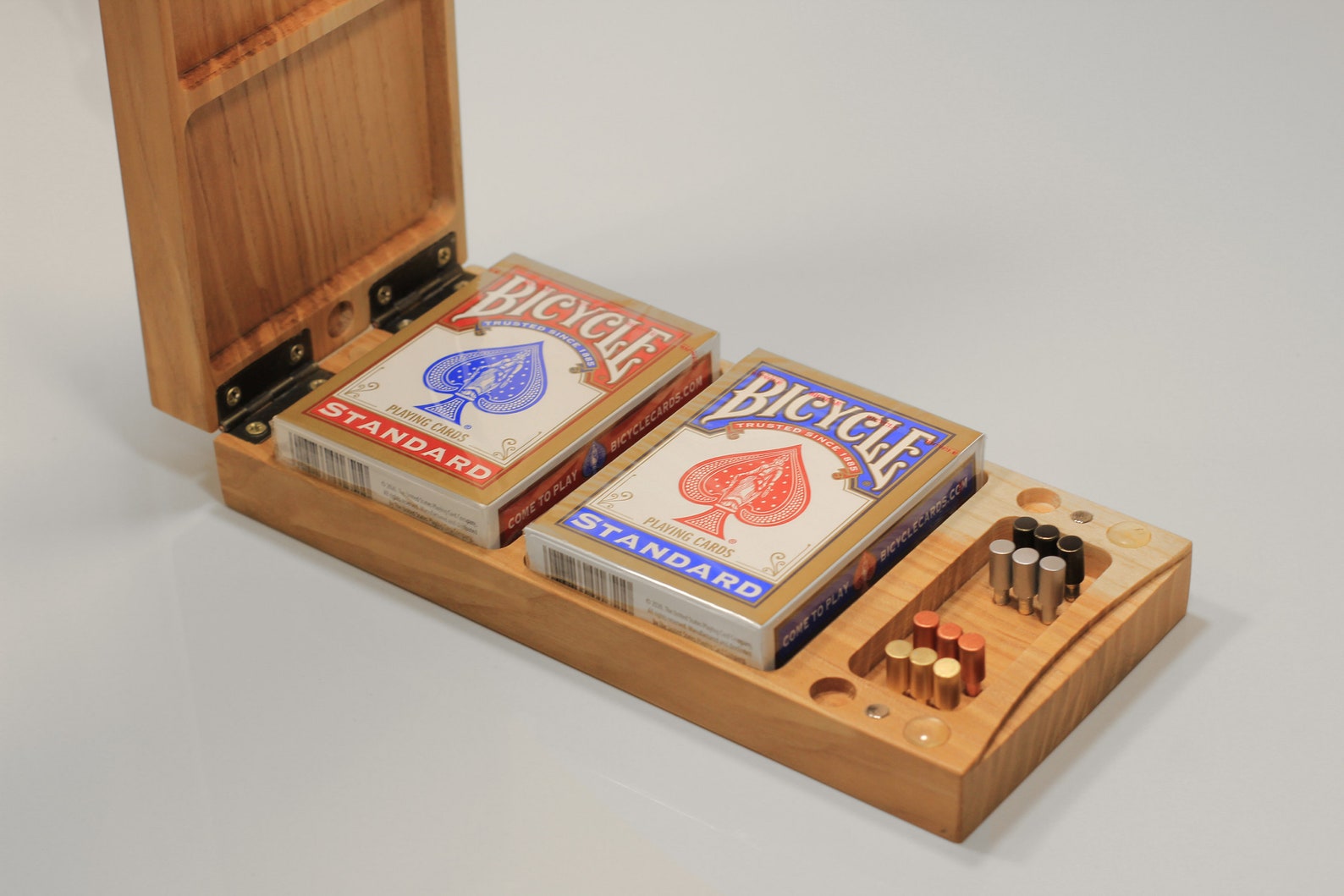 Cribbage Board. Wood Cribbage Board. Folding Cribbage 4 Etsy