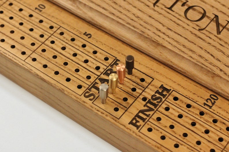 Cribbage Board. Cribbage Wood Plank. Gifts Gifts for Seniors. Etsy