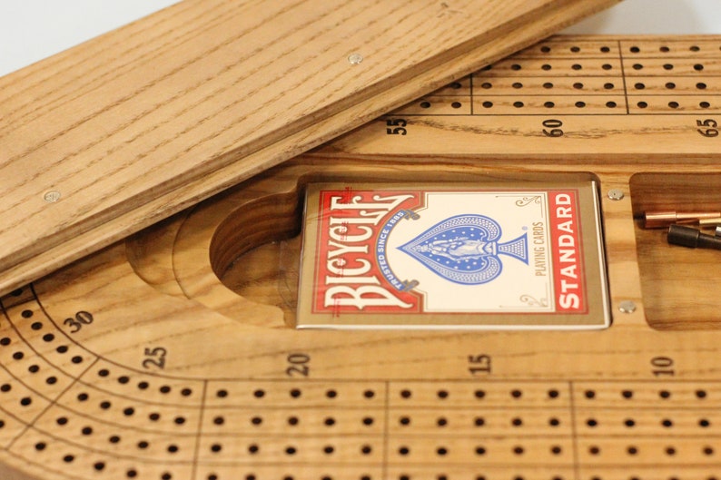 Cribbage board. Cribbage wood plank. Gifts gifts for seniors. Etsy