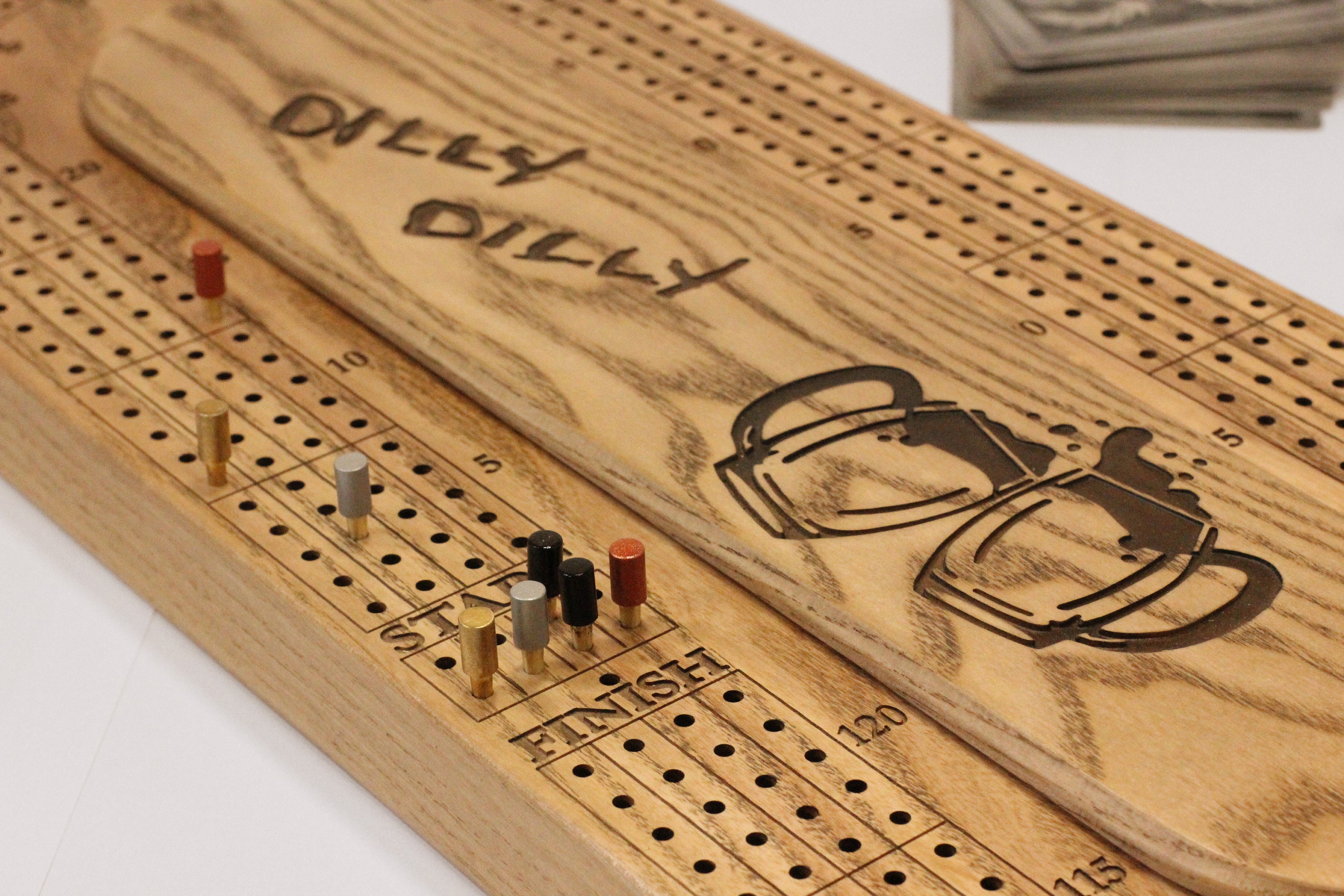 Cribbage Board. Cribbage Wood Plank. Gifts Gifts for Seniors. Etsy