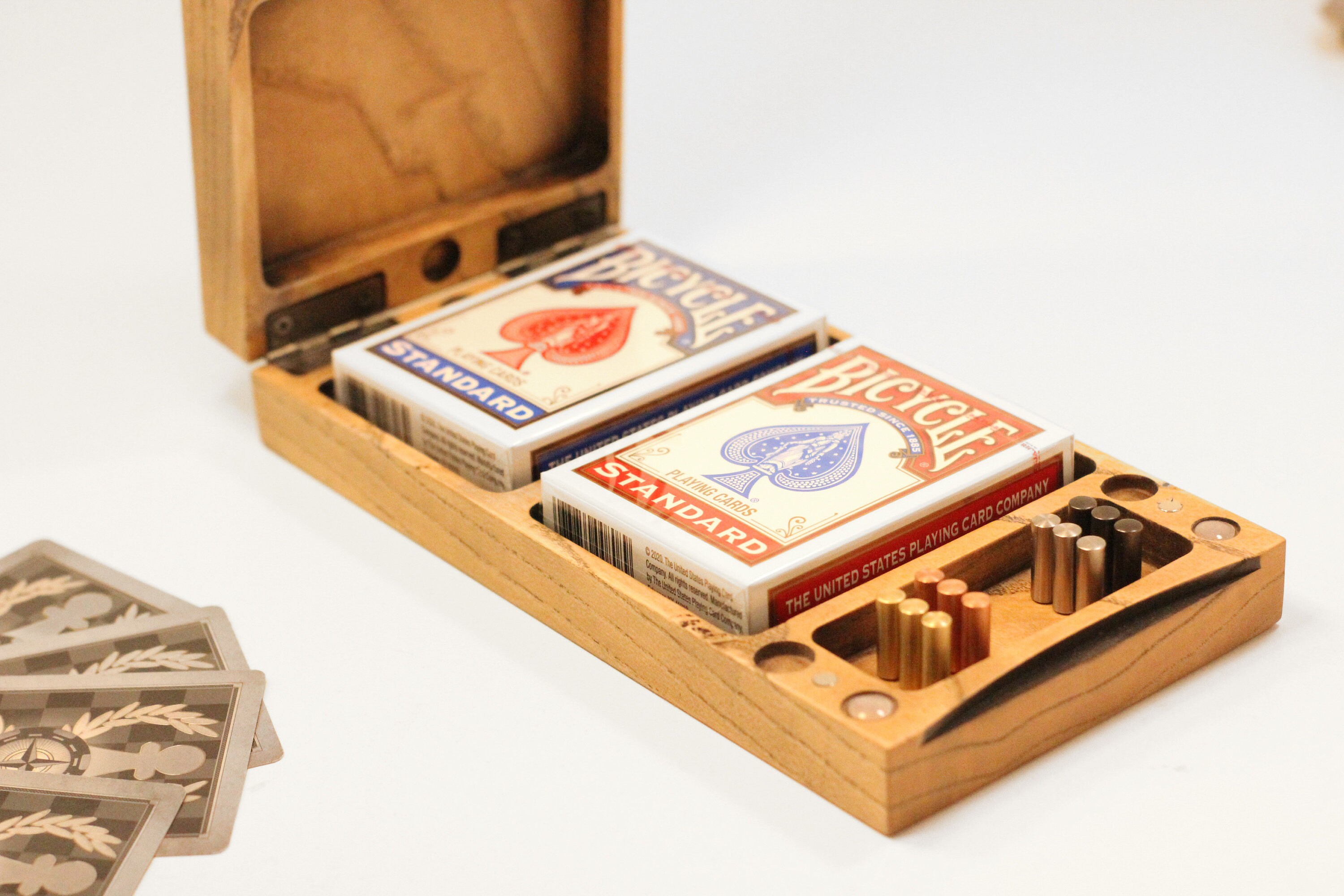 Cribbage Board. 4 Player Cribbage. Strategy Game. Wooden Board Etsy UK