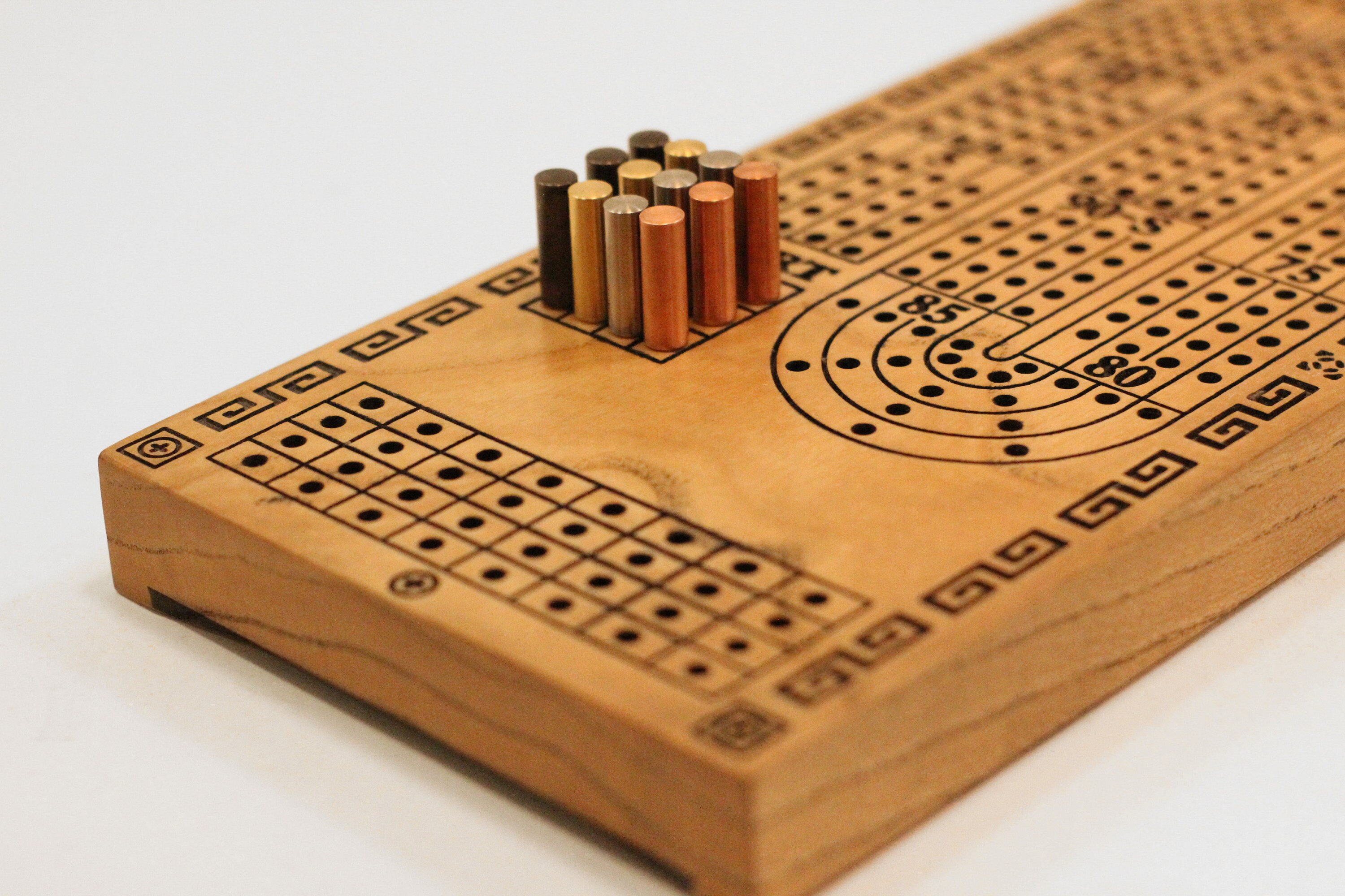 Cribbage Board. 4 Player Cribbage. Strategy Game. Wooden Board Etsy UK