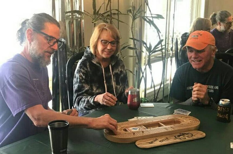 Cribbage Board. Cribbage Wood Plank. Gifts Gifts for Seniors. Etsy