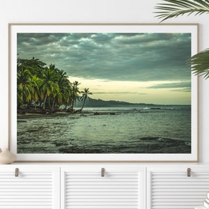 Puerto Viejo Beach, Nature Print, Costa Rica, Printable Wall Decor, Instant Art, INSTANT DOWNLOAD, Beach, Fine Art, Tropical, Skyline,