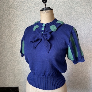 Maglione lavorato a maglia anni ’30