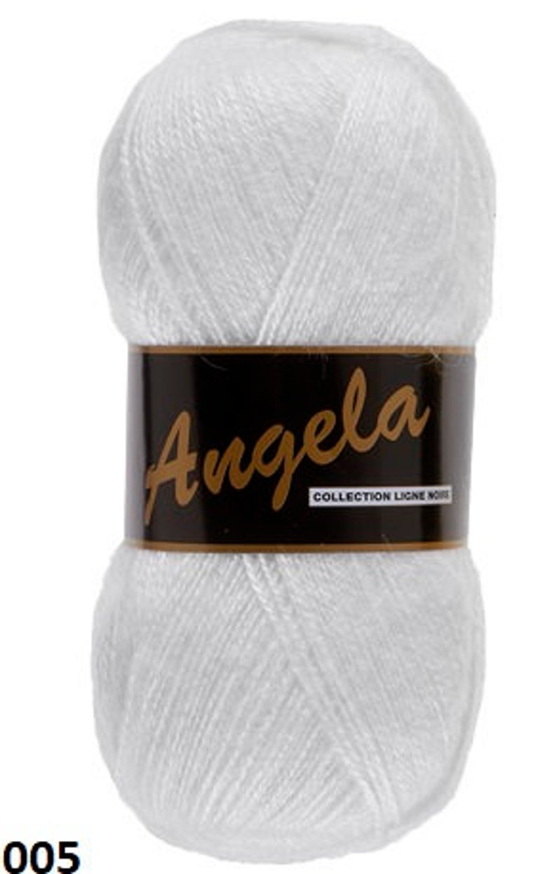 maxi pelote Angela 100gr,500 m, laine et acrylique ,douce et fine 005