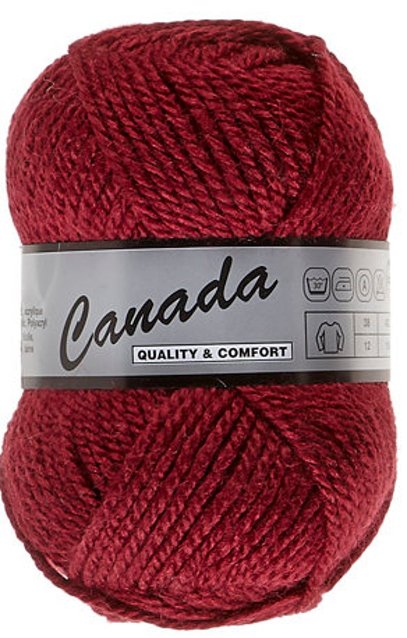 ball of 50 gr wool and acrylic Canada 018