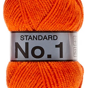 50gr ball 3/4 needles orange 015