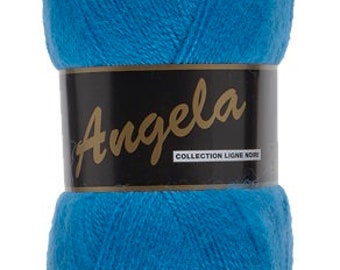 maxi pelote Angela 100gr,500 m, laine et acrylique ,douce et fine