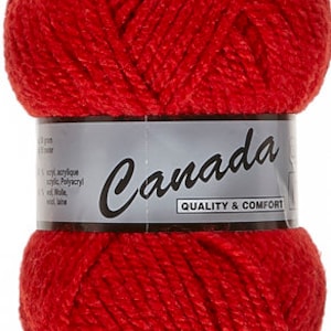 ball of 50 gr wool and acrylic Canada 043