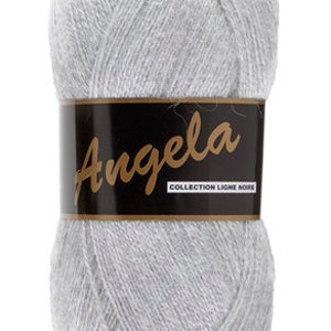 maxi bola Angela 100gr, 500 m, lana y acrílico, suave y fino 003