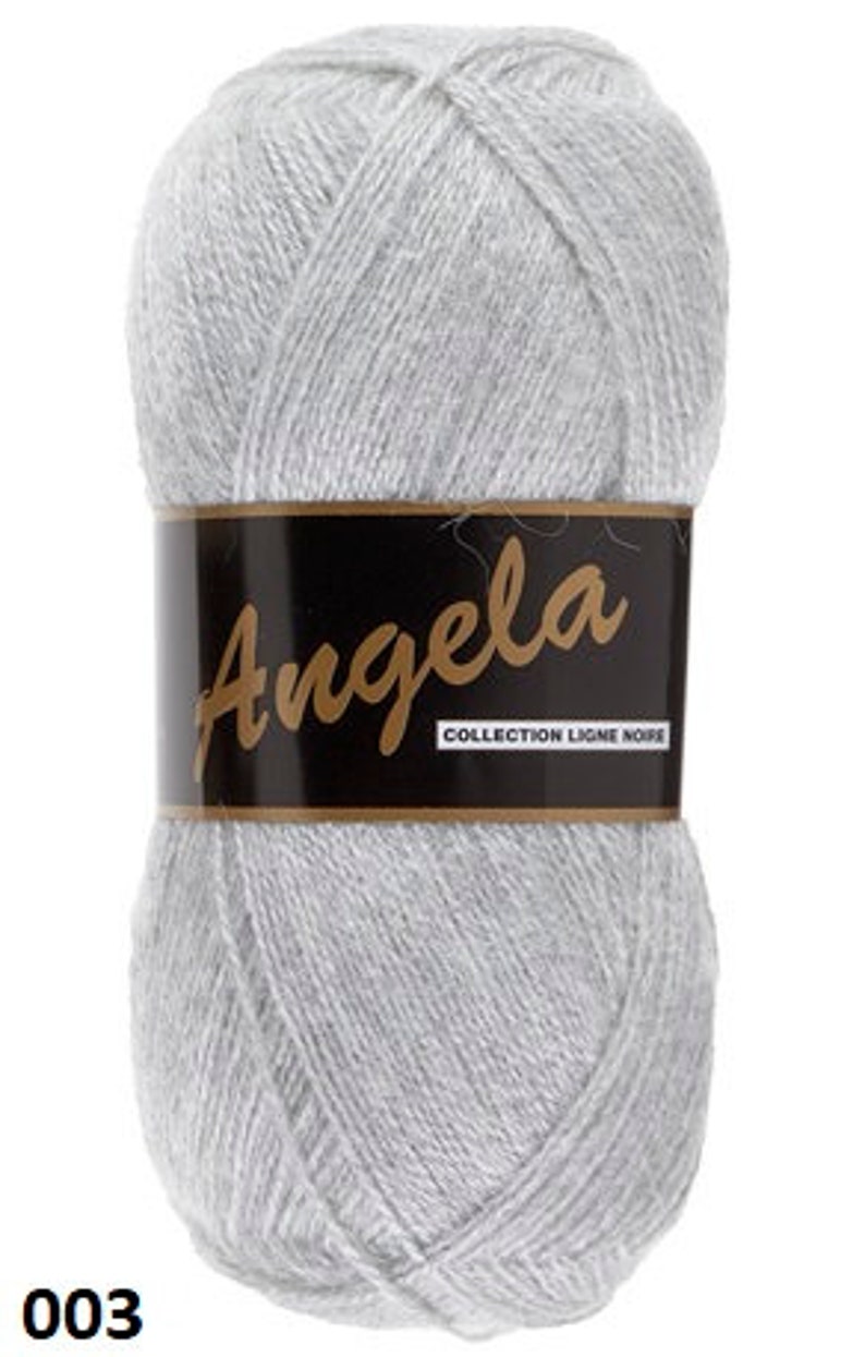 maxi pelote Angela 100gr,500 m, laine et acrylique ,douce et fine 003