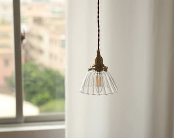 Pendant Glass Shade Lighting, Ceiling Lights, Hanging Light, Vintage Retro Stain Glass Light, Ceiling Lamps