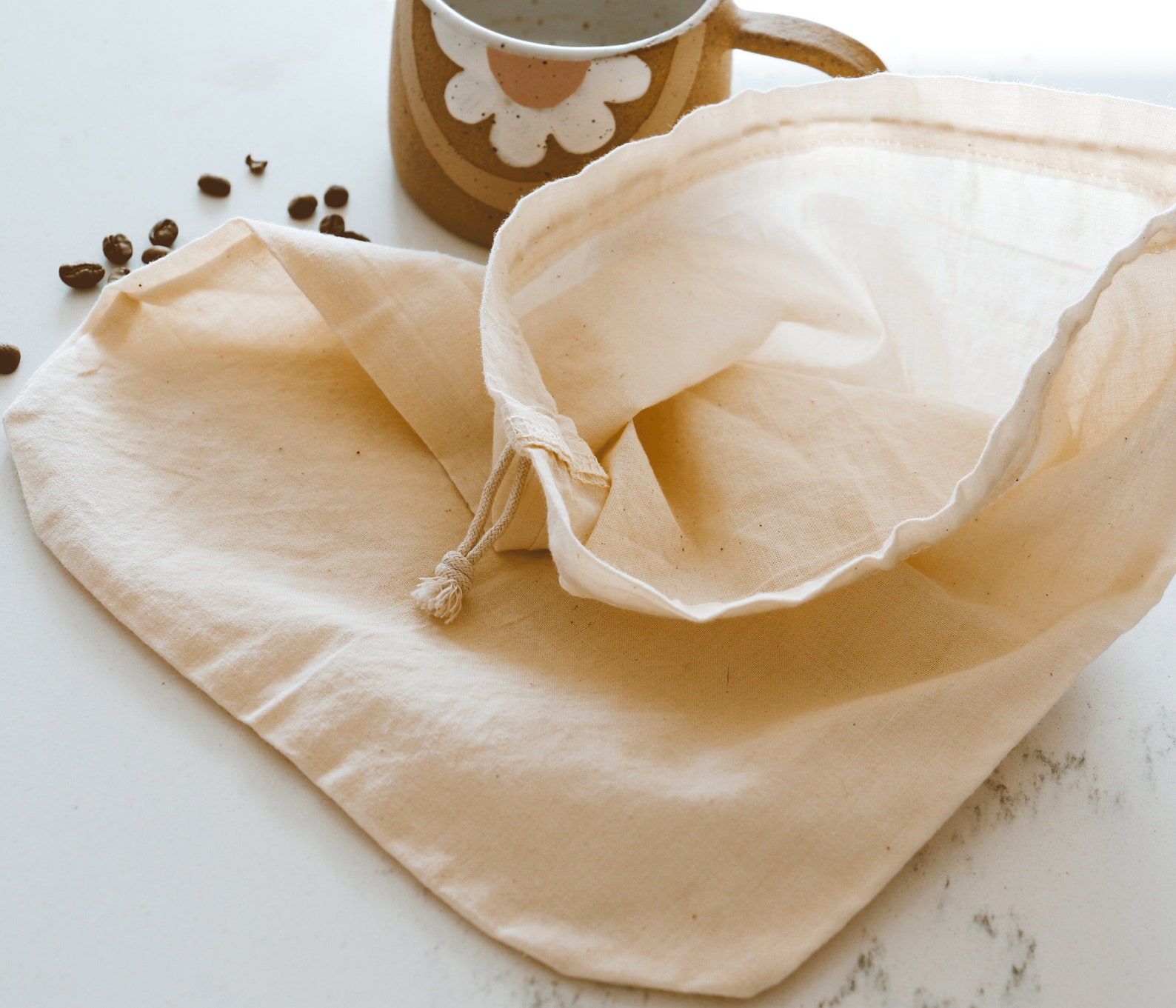 Cold Brew Coffee Bag Organic Cotton Reusable Cold Brew Etsy