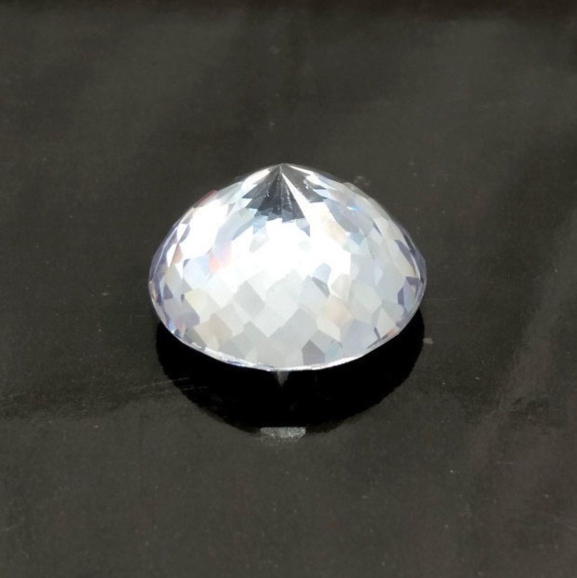 WHITE ZIRCON Gemstone Round Shape White Zircon Gemstone Etsy