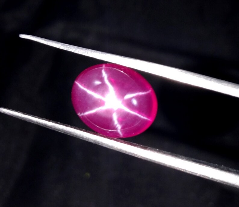 11X9X4 Natural Red Star Ruby Gemstone 5.30 Carat Top Quality Etsy