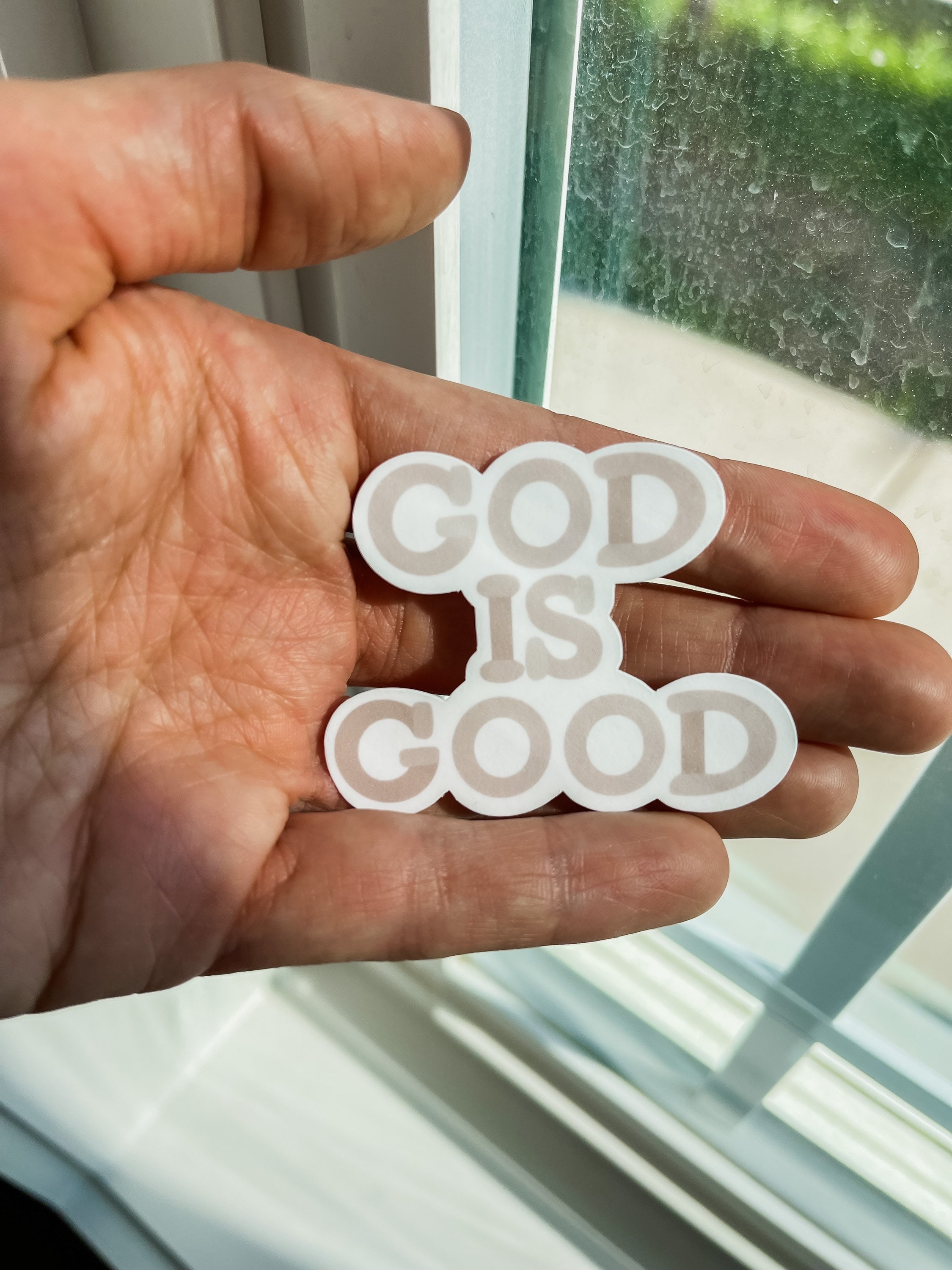 Christian Bible Verse Stickers - God is Good - PlanningFaithCo