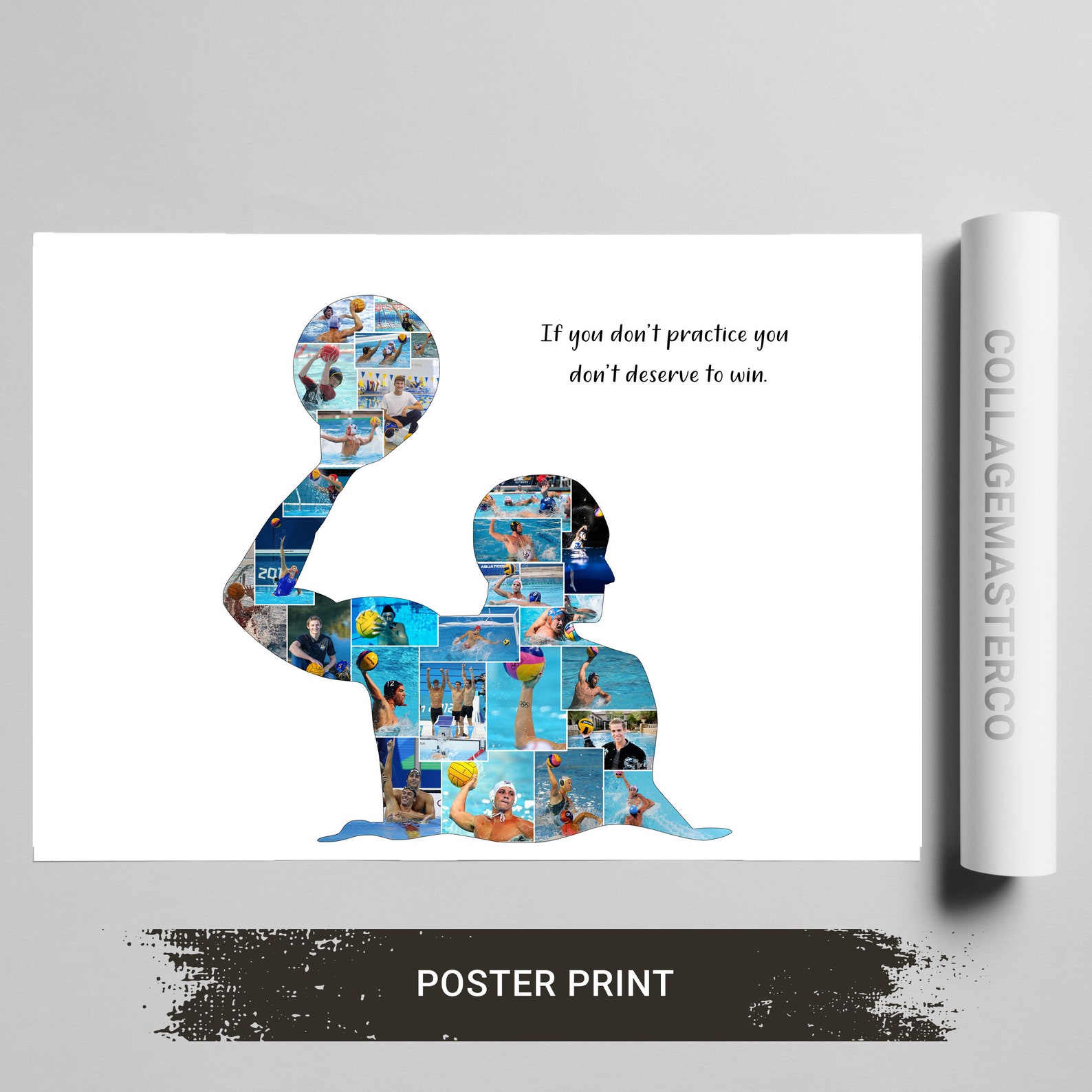 Water Polo Gifts Water Polo Gift Ideas Water Polo Art Water Etsy