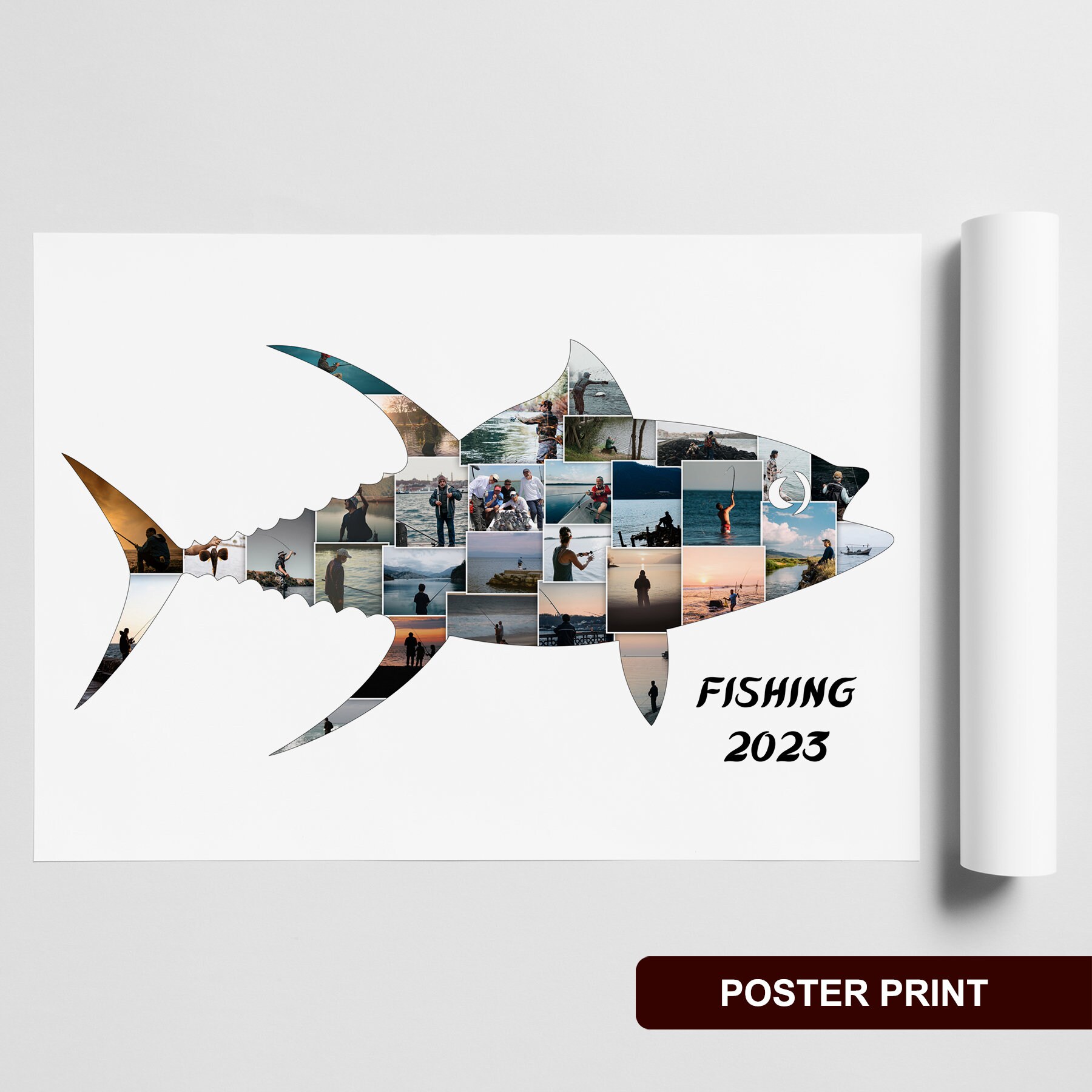 Custom Fishing Gifts for Boys Photo Collage Bass Fishing Gifts Fly Fishing  Gifts Unique Fishing Gifts Fish Photo Collage -  Canada