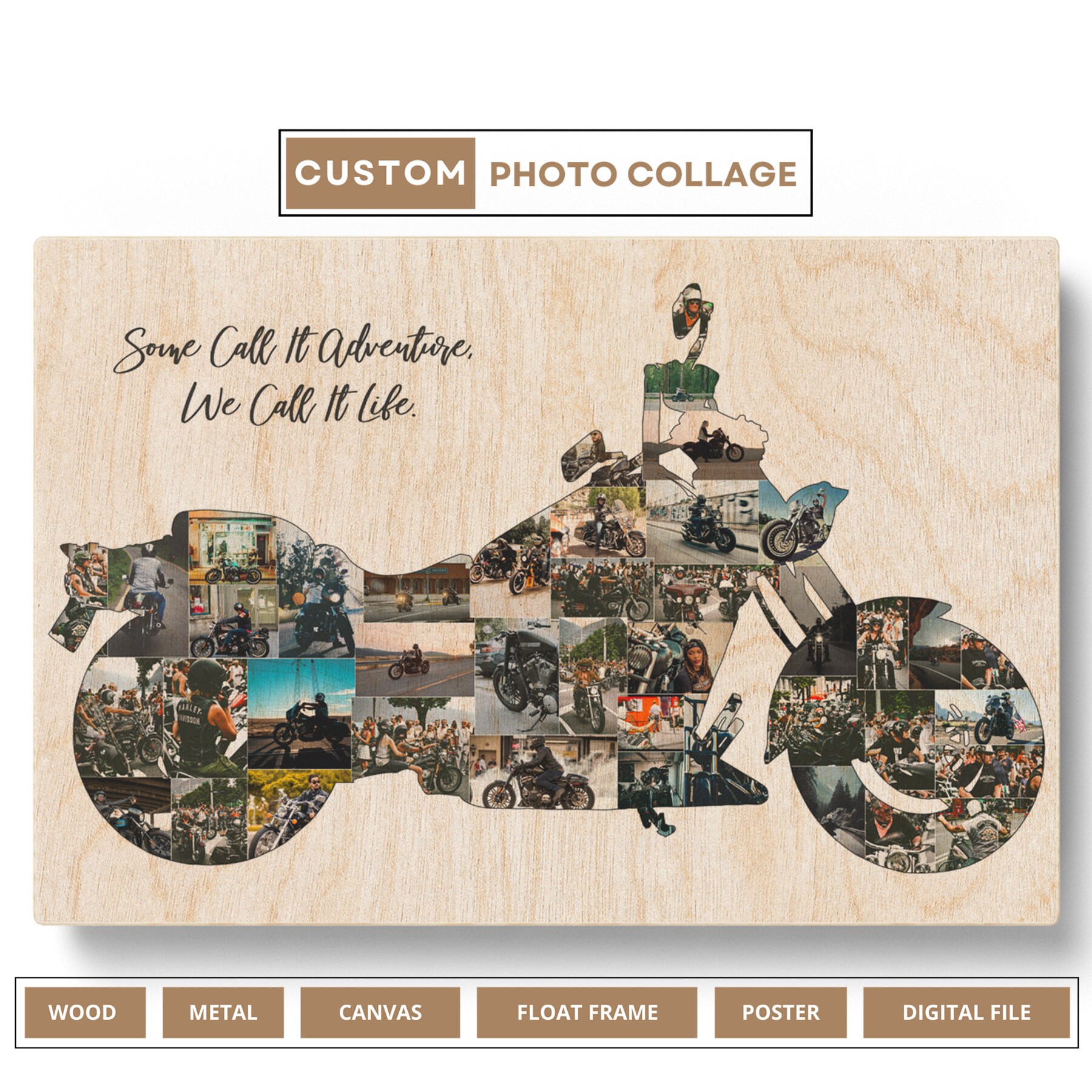 Classic Photo Collage Custom Photo Canvas - 16x20 - Yahoo Shopping