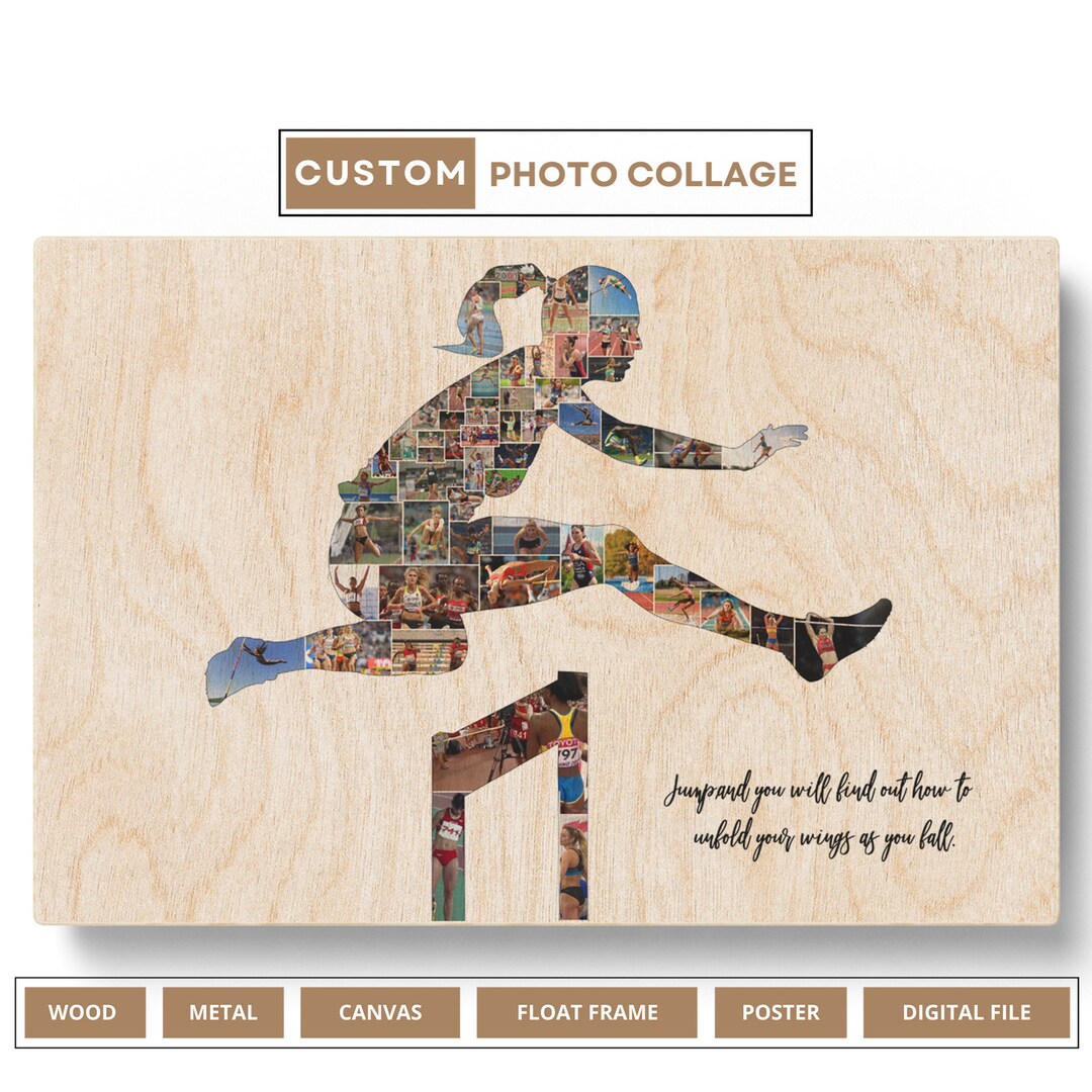 Personalized High Jump Posters Track and Field Gifts Track and Field