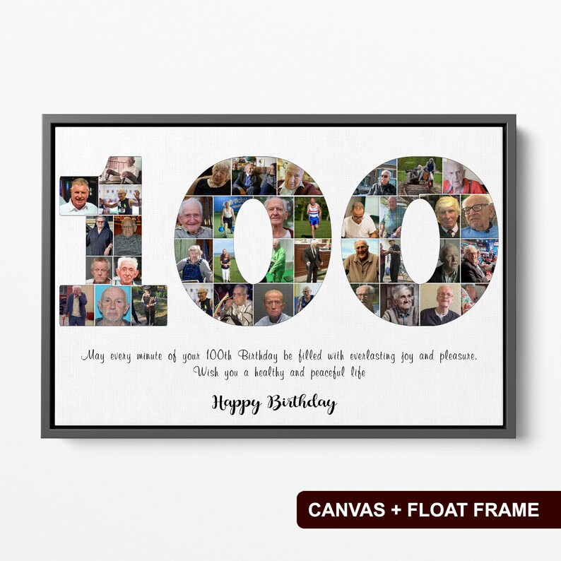 100th Birthday Gift 100 Year Old Birthday Gift Ideas100 Etsy