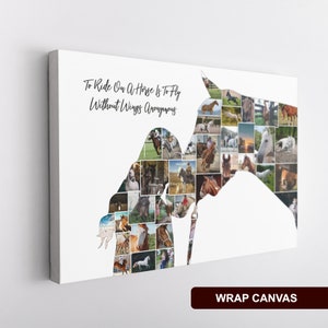 Christmas gifts for horse lovers - photo collage included