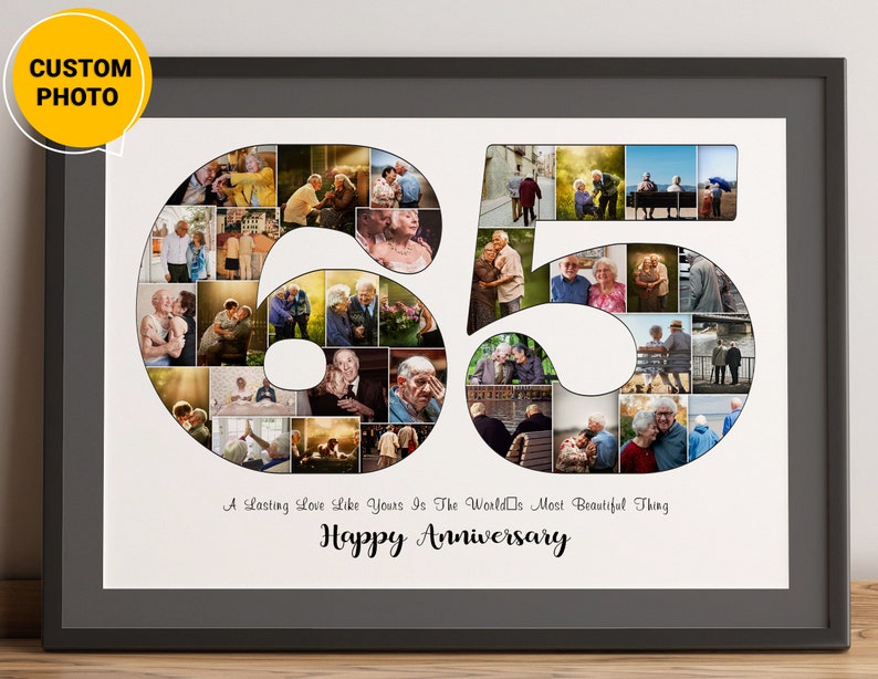 65th Wedding Anniversary Gift for Parents 65 Years Married - Etsy