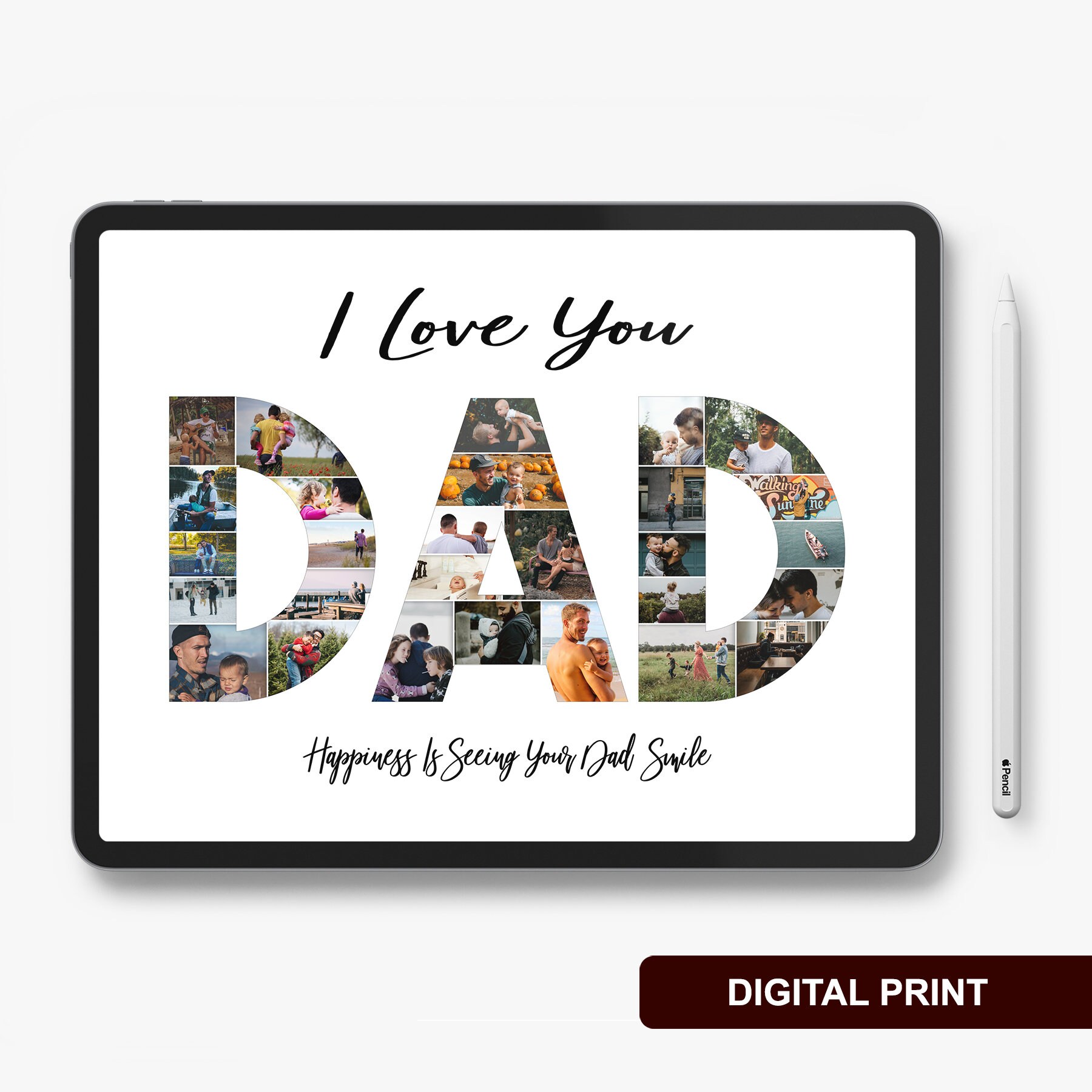 Ithmahco Dad Gifts,Dad Picture Frame, Dad Birthday Gifts, Cool Gifts For  Dad, Dad Gifts From Daughter, Gifts For Dads Who Have Everything, Best Dad