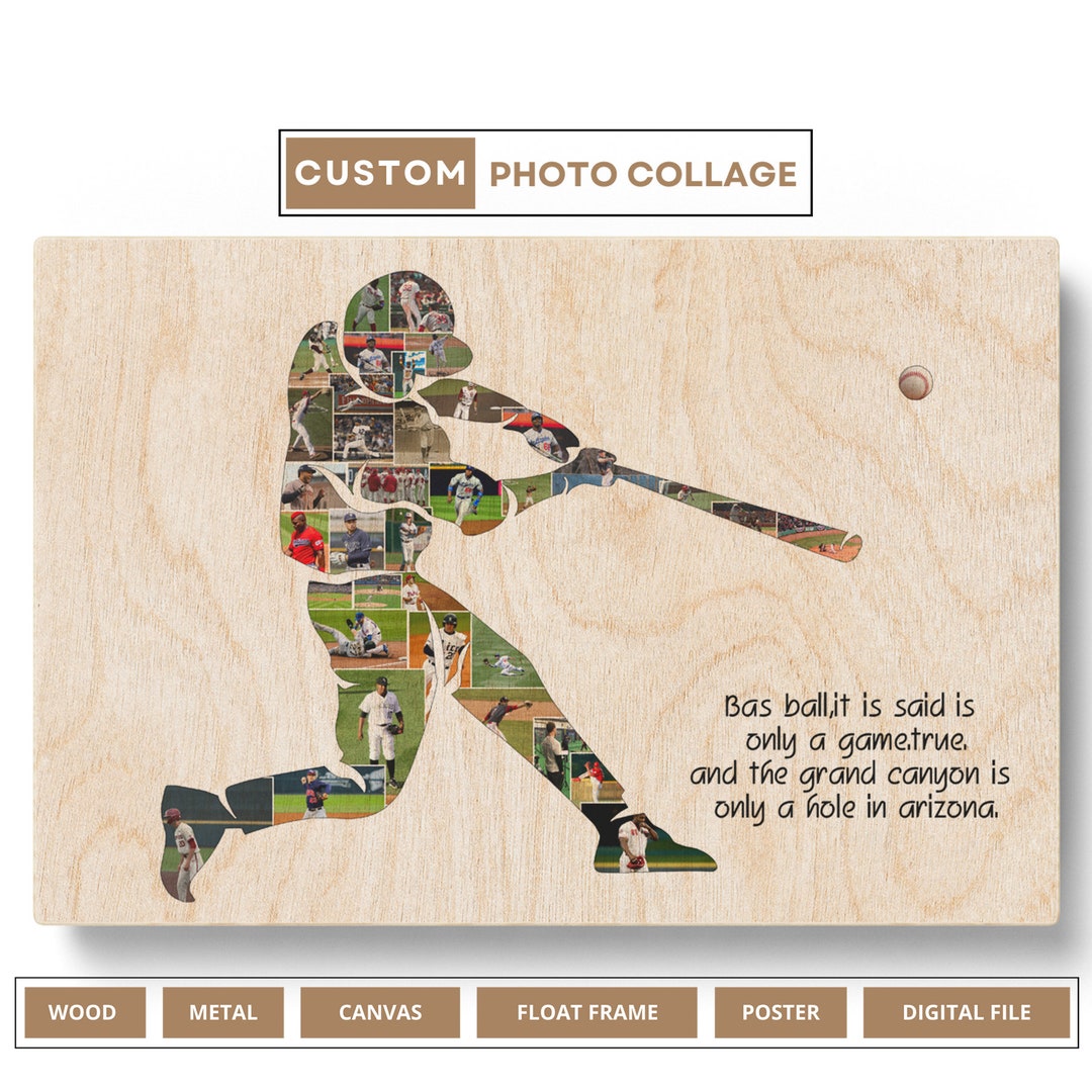 Custom Sports Gifts for Him Baseball Player Gift Personalized Baseball