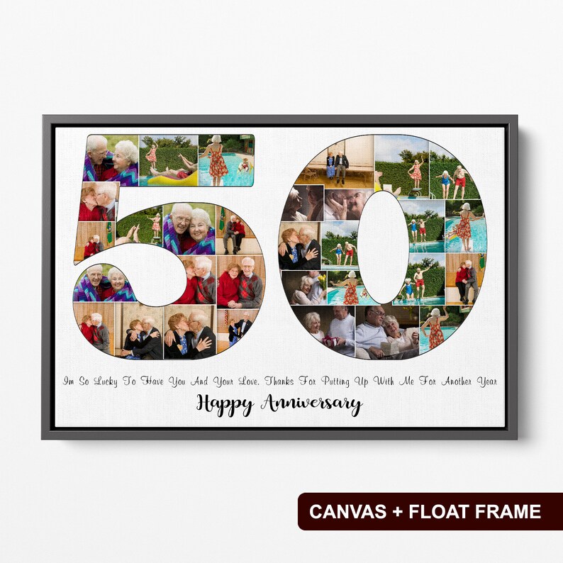 50th Anniversary Gifts for Parents 50th Wedding Anniversary Etsy