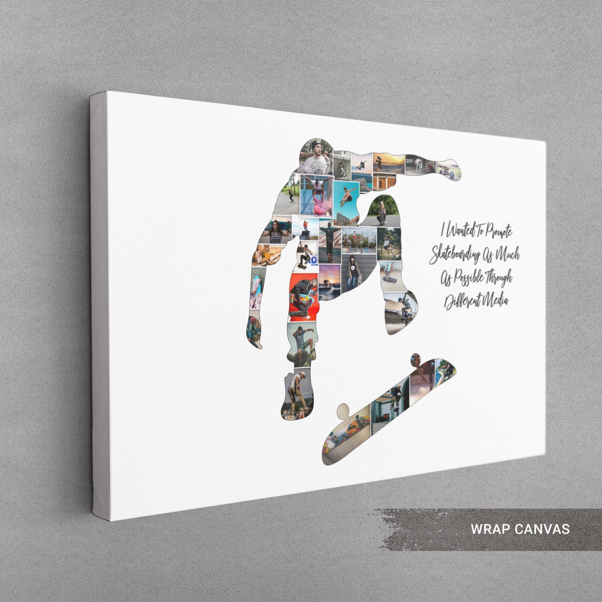 Skateboarding Gift Gifts For Skaters Skateboarding Wall Art | Etsy