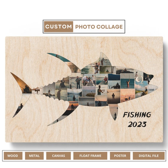 Custom Fishing Gifts for Boys Photo Collage Bass Fishing Gifts Fly Fishing  Gifts Unique Fishing Gifts Fish Photo Collage -  Canada