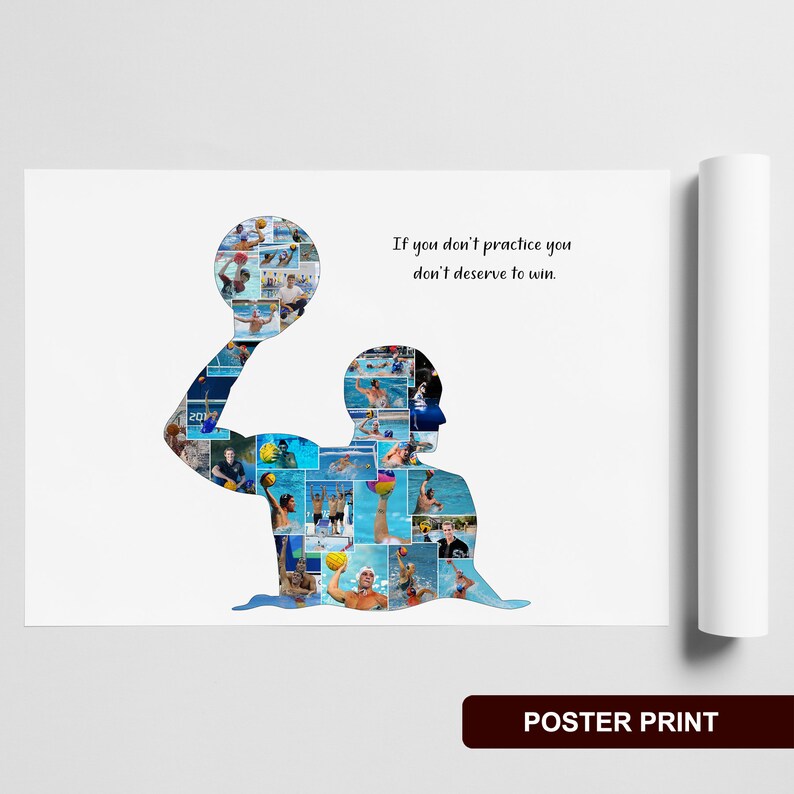 Water Polo Gifts Water Polo Gift Ideas Water Polo Art Water Etsy